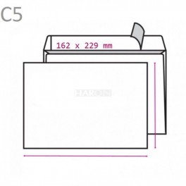 Tisk obálek C5 (229 x 162 mm) digitálně