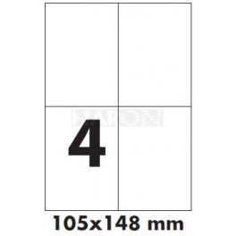 Tisk samolepících etiket 148,5 x 105 mm (A6)