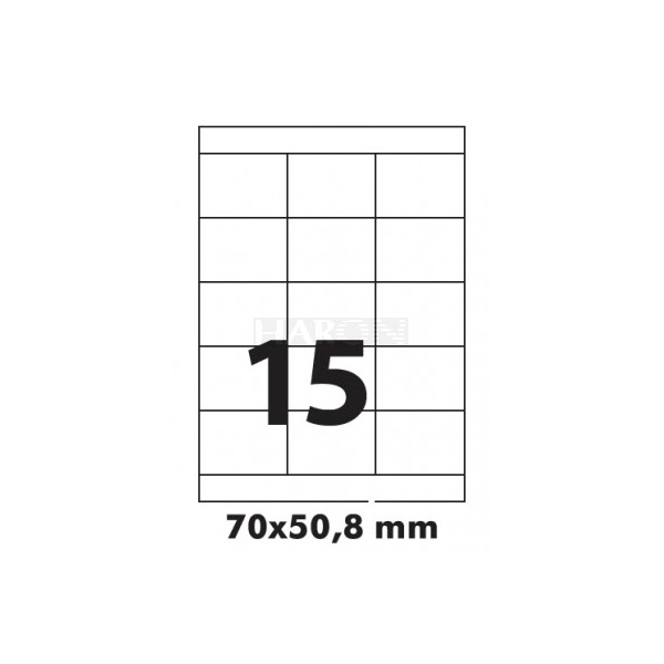 Tisk samolepících etiket 70 x 50,8 mm
