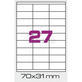 Tisk samolepících etiket 70 x 30 mm