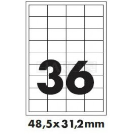 Tisk samolepících etiket 45 x 30 mm