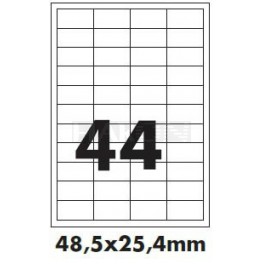 Tisk samolepících etiket 48,5 x 25,4 mm