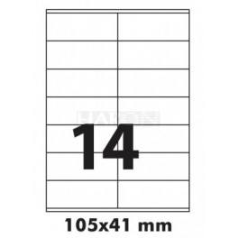 Tisk samolepících etiket 105 x 41 mm
