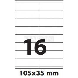 Tisk samolepících etiket 105 x 35 mm