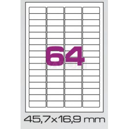 Tisk samolepících etiket 48 x 16,9 mm